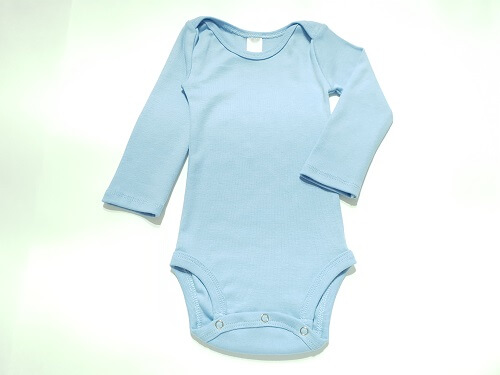 Body para Bebê Azul manga longa